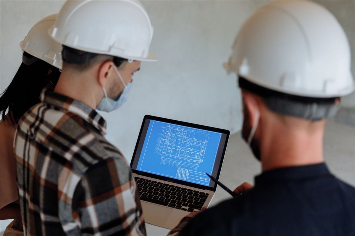 Construction site in Canada