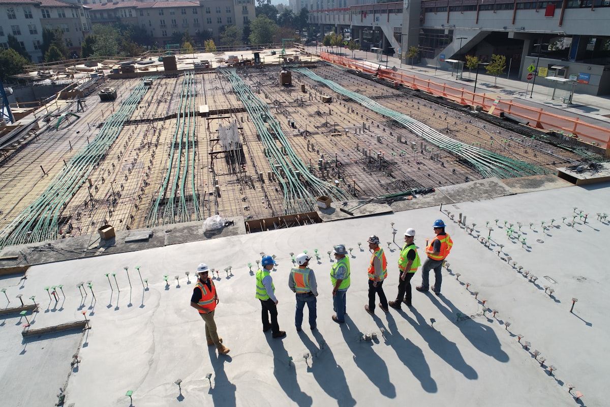 Construction project manager on site with Viridem